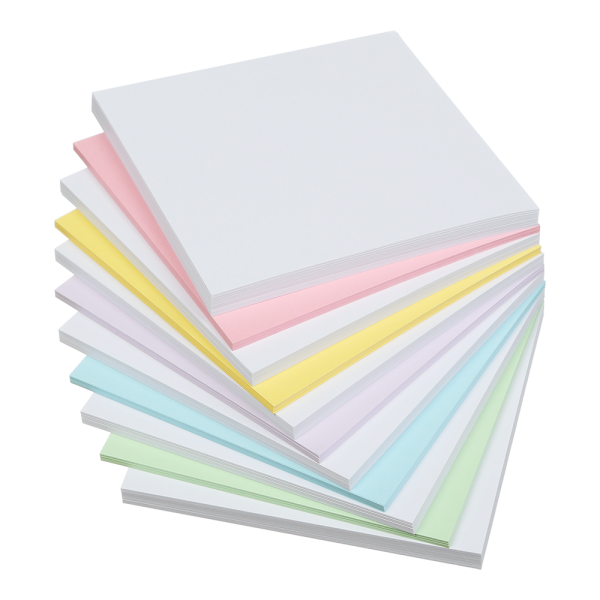 Блок паперу для нотаток "Веселка" 90х90х40мм, скл