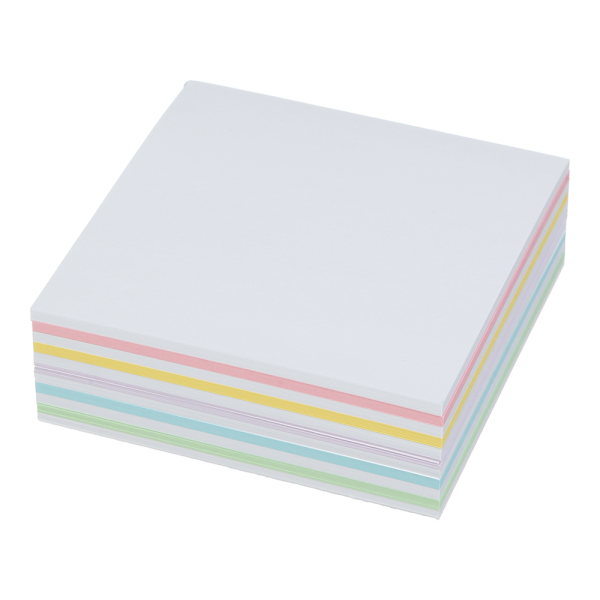 Блок паперу для нотаток "Веселка" 90х90х40мм, скл