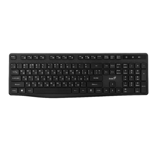 Клавиатура мембрана Genius KB-7200, 104key, WL, EN/UKR, черный
