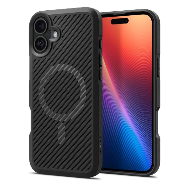 Чехол Spigen для iPhone 16, Core Armor MagFit, Matte Black