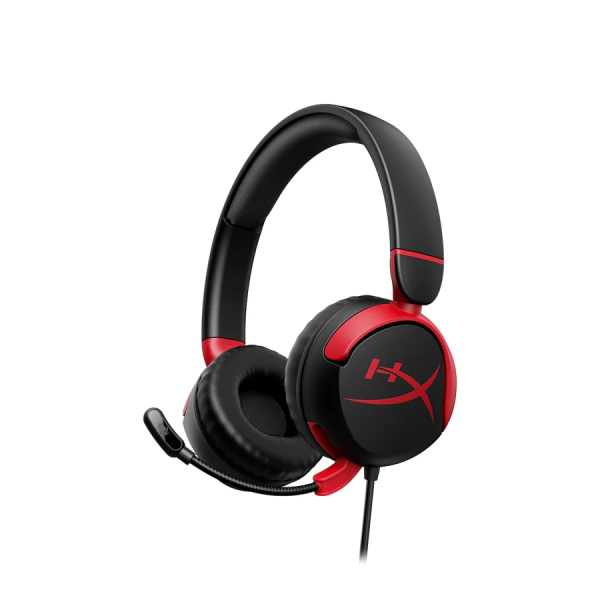 Гарнитура игровая HyperX Cloud Mini, mini-jack, 1.2м,черный-красный