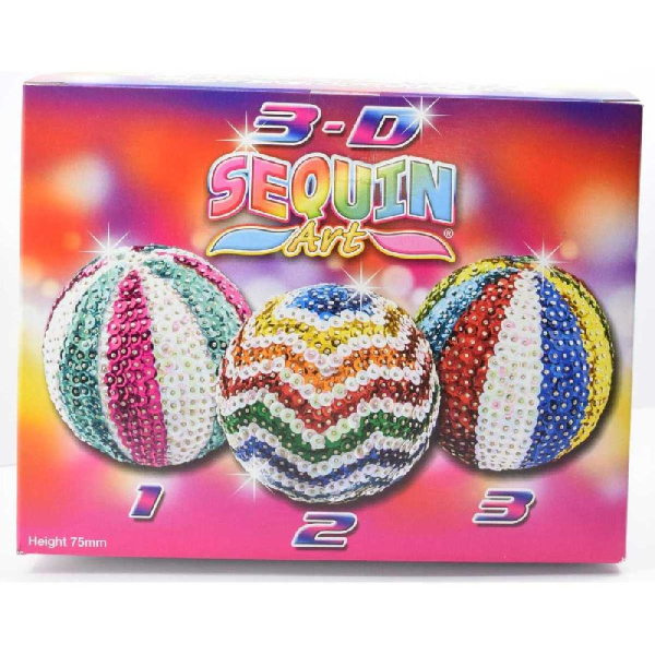 Набор для творчества Sequin Art 3D TRIO Зеркальные шары