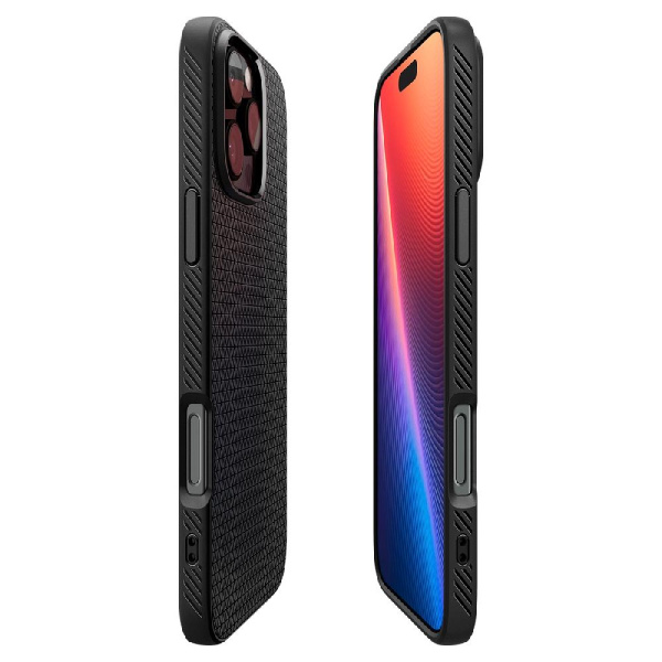 Чехол Spigen для iPhone 16 Pro, Liquid Air, Matte Black