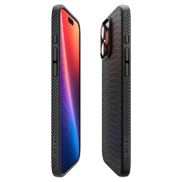 Чехол Spigen для iPhone 16 Pro, Liquid Air, Matte Black