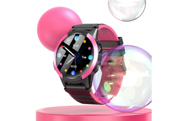 Дитячий GPS годинник-телефон GOGPS ME X03 Рожевий
