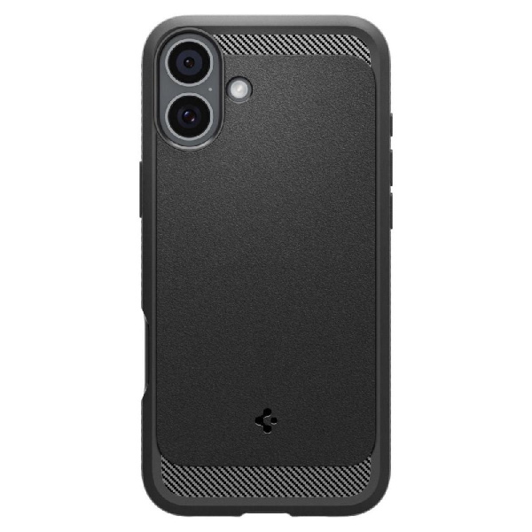 Чехол Spigen для iPhone 16, Rugged Armor MagFit, Matte Black
