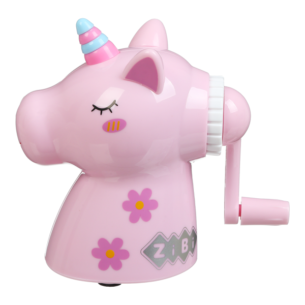 Чинка для олівців UNICORN, механічна, рожевий, KIDS Line
