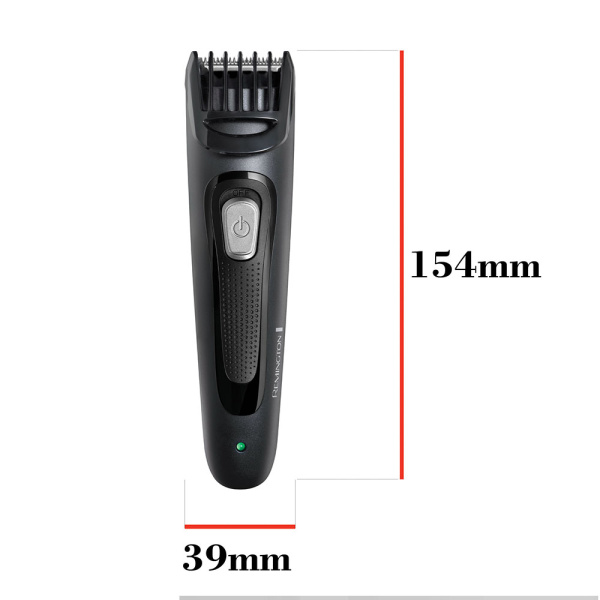 Набір тримерів Remington WORKS, для бороди, вусів, носа та вух, чохол, гребінець, сталь, чорний