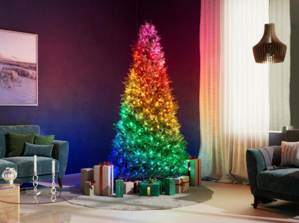 Гірлянда Smart LED Twinkly Strings Candle RGB 100 IP20 6м USB-C кабель зелений