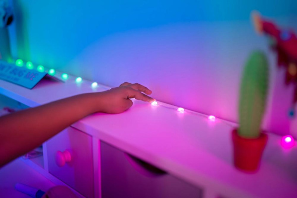 Гірлянда Smart LED Twinkly Candies Heart RGB 100 IP20 6м USB-C кабель прозорий