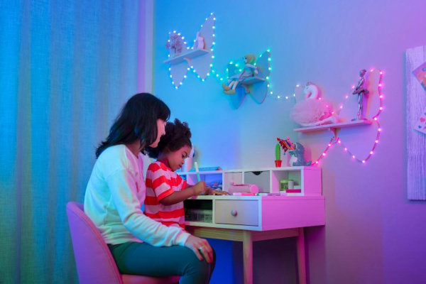 Гірлянда Smart LED Twinkly Candies Heart RGB 200 IP20 12м USB-C кабель зелений