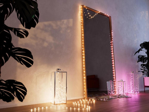 Гірлянда Smart LED Twinkly Candies Pearl RGB 100 IP20 6м USB-C кабель прозорий