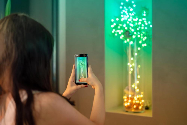 Гірлянда Smart LED Twinkly Strings Star RGB 100 IP20 6м USB-C кабель прозорий