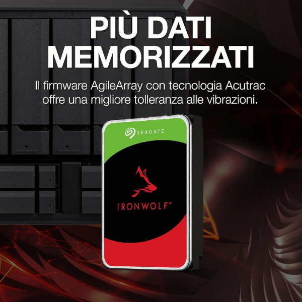 Жесткий диск Seagate  1TB 3.5" 5400 256MB SATA IronWolf