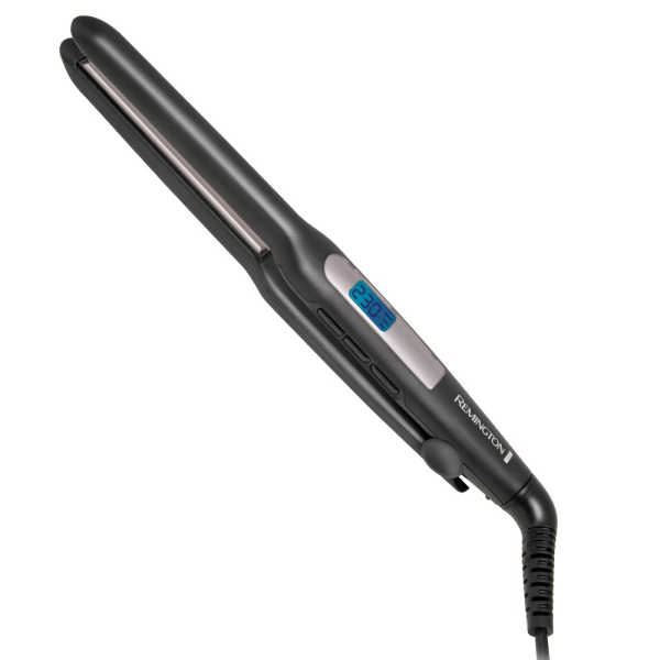 Випрямляч Remington PRO-Ceramic Extra Slim, темп.режимів-9, 150-230С, чохол, дисплей, кераміка, чорний