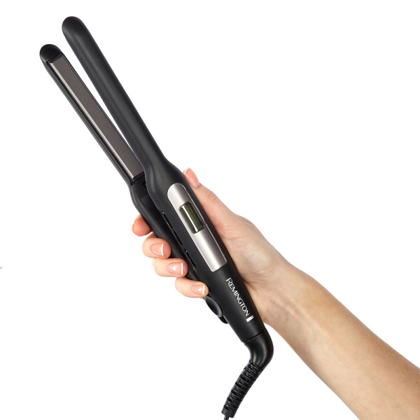 Випрямляч Remington PRO-Ceramic Extra Slim, темп.режимів-9, 150-230С, чохол, дисплей, кераміка, чорний