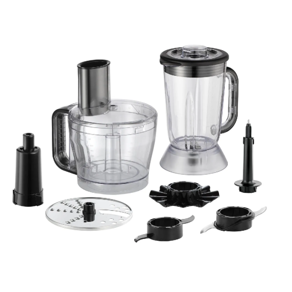 Кухонная машина Russell Hobbs Desire Matte Charcoal, 600Вт, чаша-пластик, корпус-пластик, насадок-4, черный