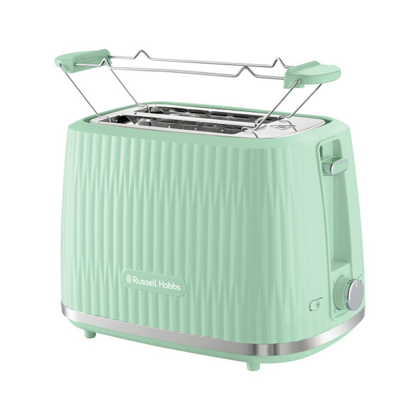 Тостер  Russell Hobbs Eden 800Вт, пластик, підігрів,разморозка, фісташковий