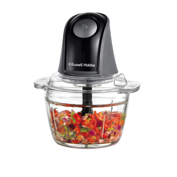Измельчитель Russell Hobbs Desire Matte Charcoal, 200Вт, чаша-500мл, стекло, корпус-пластик, черный