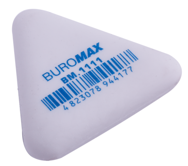 Ластик BUROMAX, трикутний, 37x37x9mm