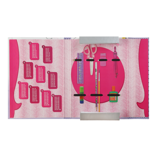 Папка для праці TRAVEL GIRL, картонна, на гумках А4+ (300х212х28мм), KIDS Line