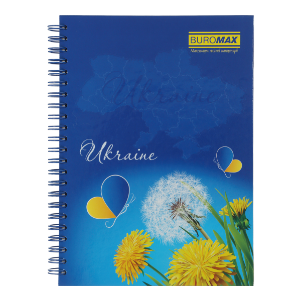 Зошит для нотаток MY COUNTRY, А5, 96 арк., клітинка, тверда обкладинка