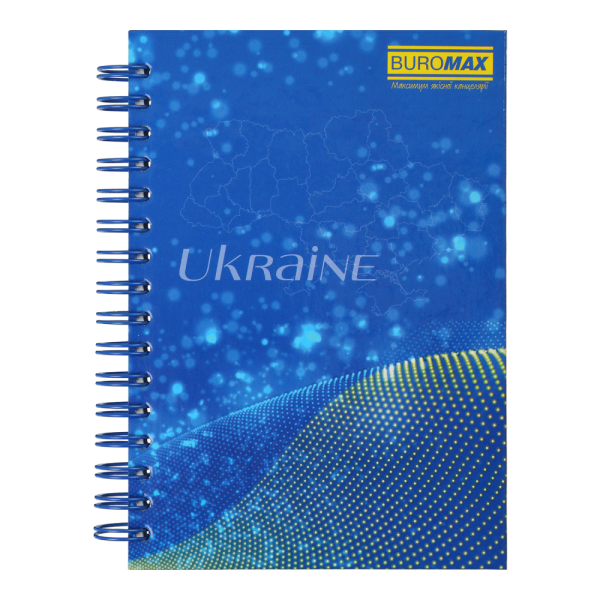 Зошит для нотаток MY COUNTRY, А6, 96 арк., клітинка, тверда обкладинка з ламінацією