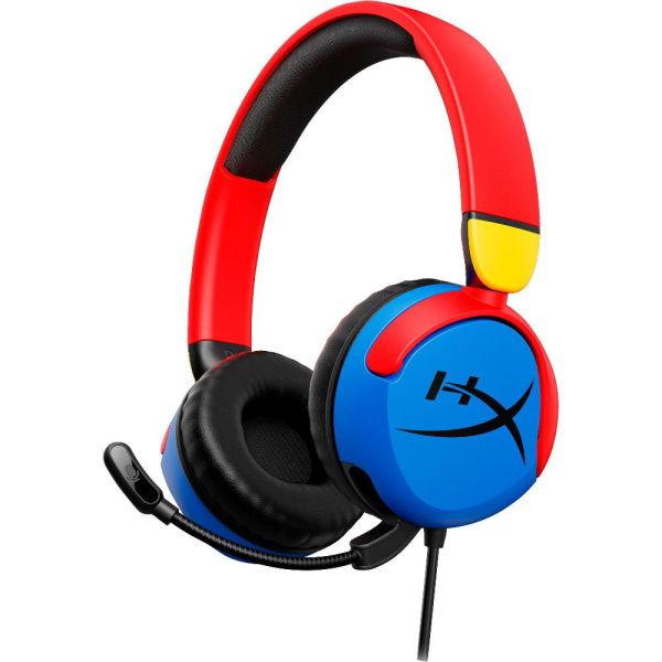 Гарнитура игровая HyperX Cloud Mini, mini-jack, 1.2м, разноцветный
