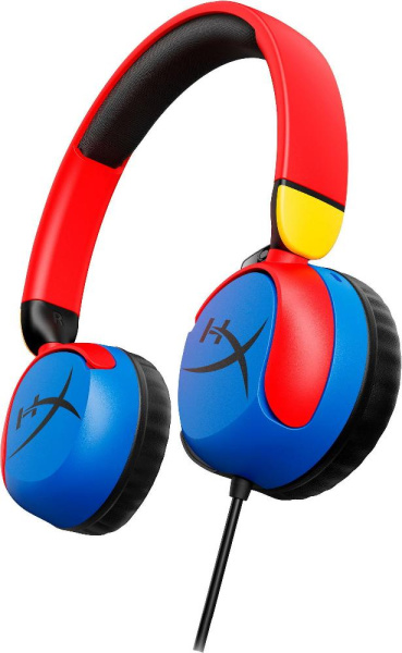 Гарнитура игровая HyperX Cloud Mini, mini-jack, 1.2м, разноцветный