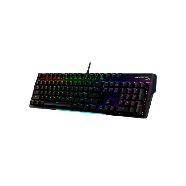 Клавиатура механическая HyperX Alloy MKW100 104key, TTC Red, USB-A, EN/UA, RGB, черный