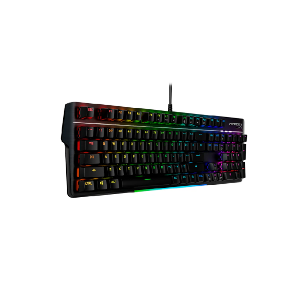 Клавиатура механическая HyperX Alloy MKW100 104key, TTC Red, USB-A, EN/UA, RGB, черный