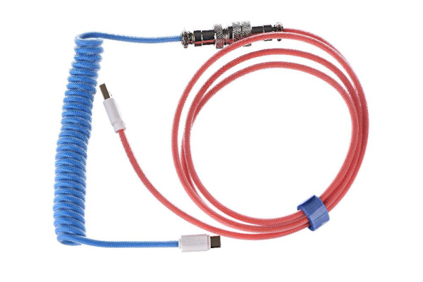Кабель Ducky Premicord Bon Voyage, USB Type-A to Type-C, Blue