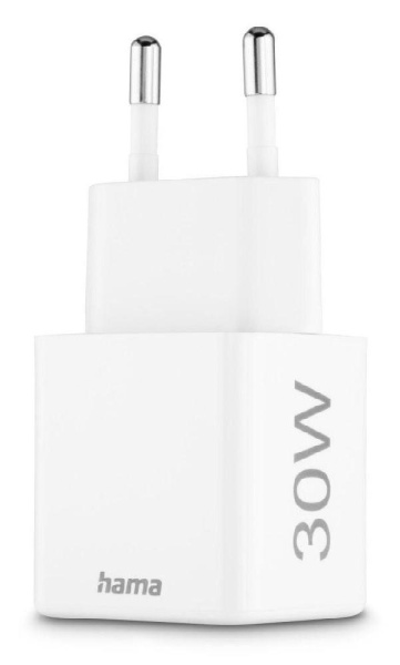Зарядное устройство сетевое Hama 30Вт USB-С/USB-A, PD/QC