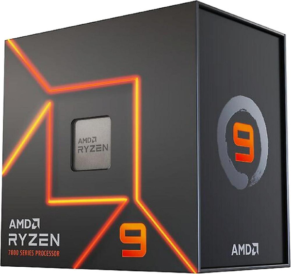 ЦПУ AMD Ryzen 9 7900X 12C/24T 4.7/5.6GHz Boost 64Mb Radeon Graphics AM5 170W w/o cooler Box
