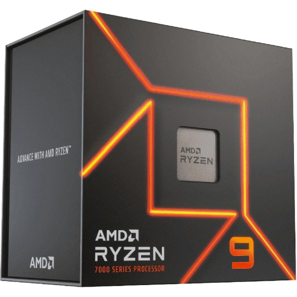 ЦПУ AMD Ryzen 9 7900X 12C/24T 4.7/5.6GHz Boost 64Mb Radeon Graphics AM5 170W w/o cooler Box