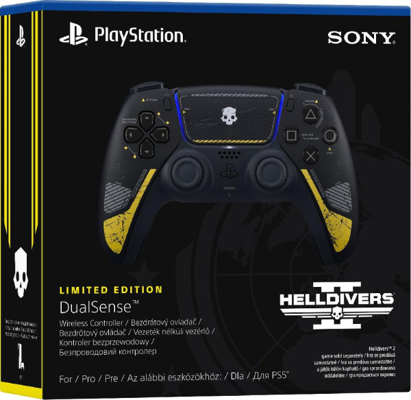 Геймпад PlayStation 5 Dualsense BT (Helldivers 2 Limited Edition)
