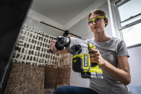Перфоратор акумуляторний Ryobi RSDS18X-0 ONE+ НР SDS-plus 18В 2.5Дж 4 режими 2.5кг без АКБ та ЗП