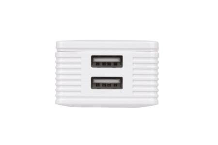 Сетевое ЗУ 2Е Wall Charger USB-A Dual 2.4A, white