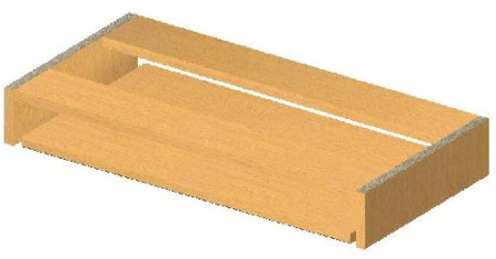 Полиця під клавіатуру 70,8x34,7x10 см.