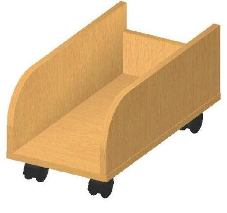 Полиця під системний блок 50x25x17, 1см.