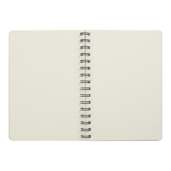 Книга для нотаток COLOUR LINES, А5, 96 арк., клітинка, тв. картонна обкладинка, синя