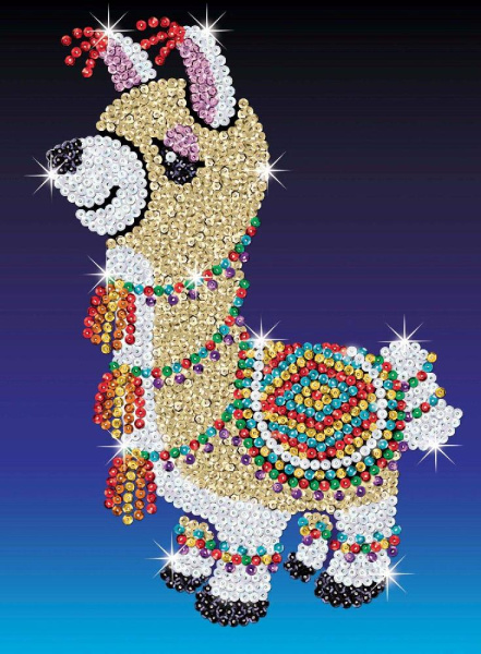 Набор для творчества Sequin Art RED Лама SA1801