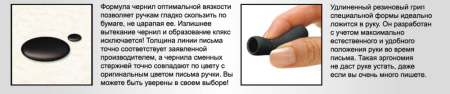 Ручка кулькова uni LAKUBO fine (0.7)