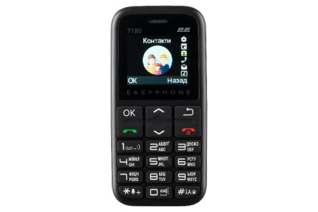 Мобільний телефон 2E T180 2020 Dual SIM Black
