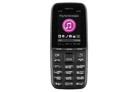 Мобільний телефон 2E S180 2021 Dual SIM без ЗП Black