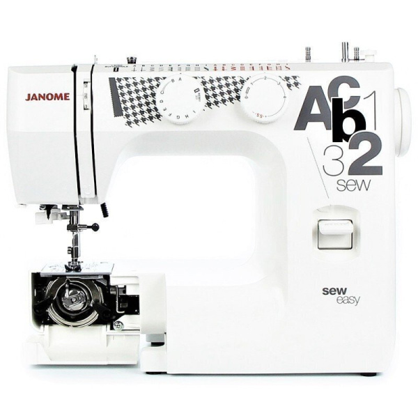 Швейная машина Janome Sew Easy, электромех., 19 швейных операций, 60Вт, петля автомат