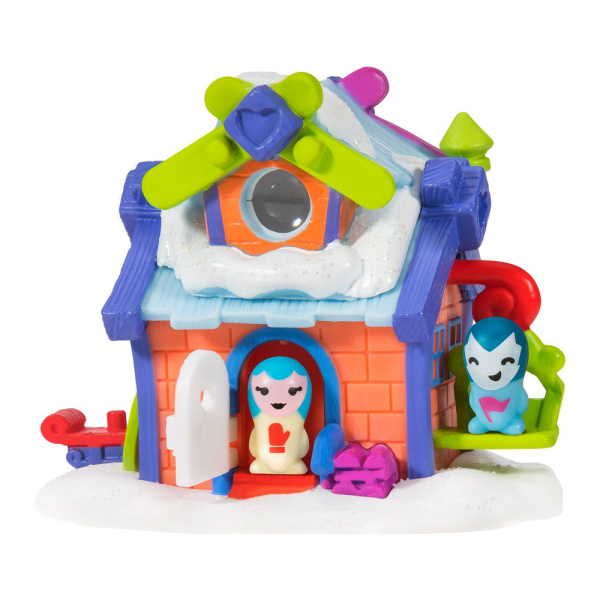 Игровая фигурка Jazwares Nanables Small House Зимняя страна чудес, Лыжный домик "Тайник"
