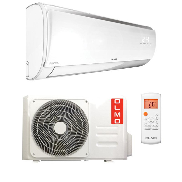 Кондиционер OLMO Innova Inverter OSH-24FR9, 70 м2, инвертор, A++/A+, до -15°С, R-410A, белый