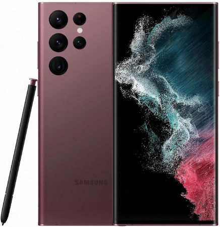Смартфон Samsung Galaxy S22 Ultra (SM-S908) 12/512GB 2SIM Burgundy