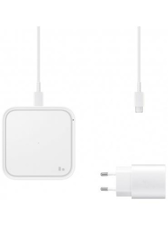 Беспроводное зарядное устройство Samsung 15W Wireless Charger Pad (with TA) White
